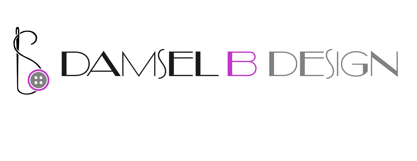 Damsel B Design original brand mark from the identity guidelines